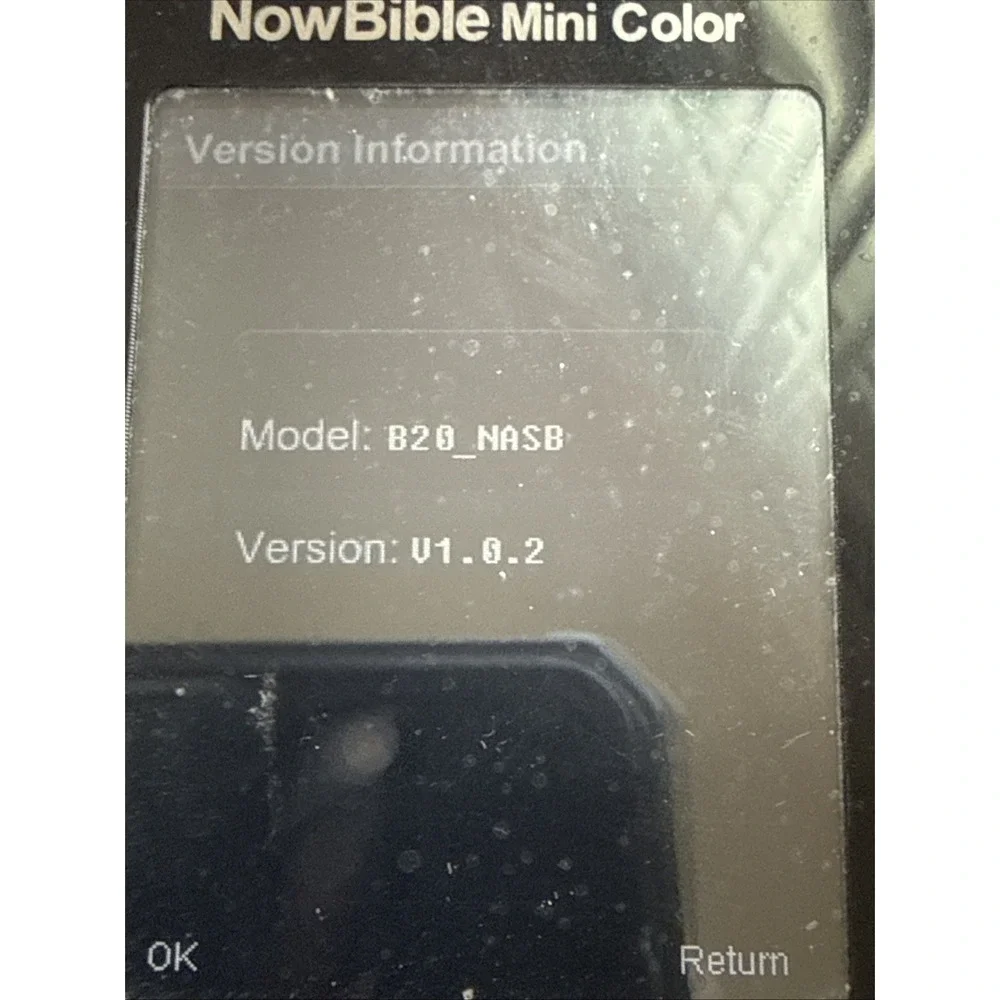 RARE POCKET NOW BIBLE ELECTRONIC MINI COLOR KJV‎ AUDIO VISUAL TOUCHSCREEN